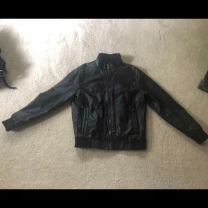Calvin Klein leather jacket size Small